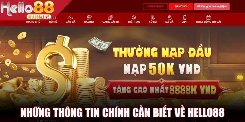 Những thông tin chính cần biết về Hello88